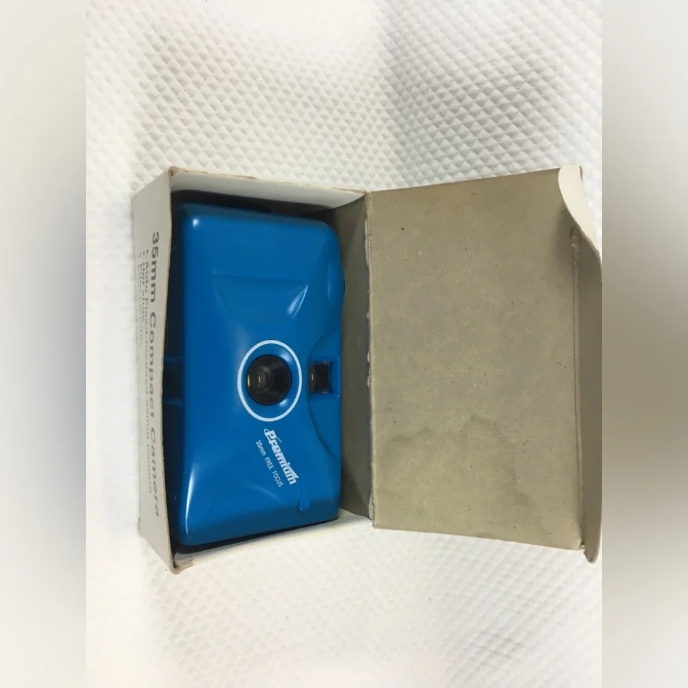 Premium PC-606 35mm Compact Camera Compact 35mm Film Camera - Blue